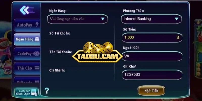 Các phương thức nạp phổ biến