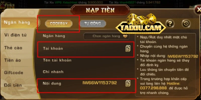 Lưu ý đảm bảo giao dịch nạp tiền suôn sẻ