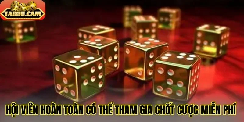 Hội viên hoàn toàn có thể tham gia chốt cược miễn phí